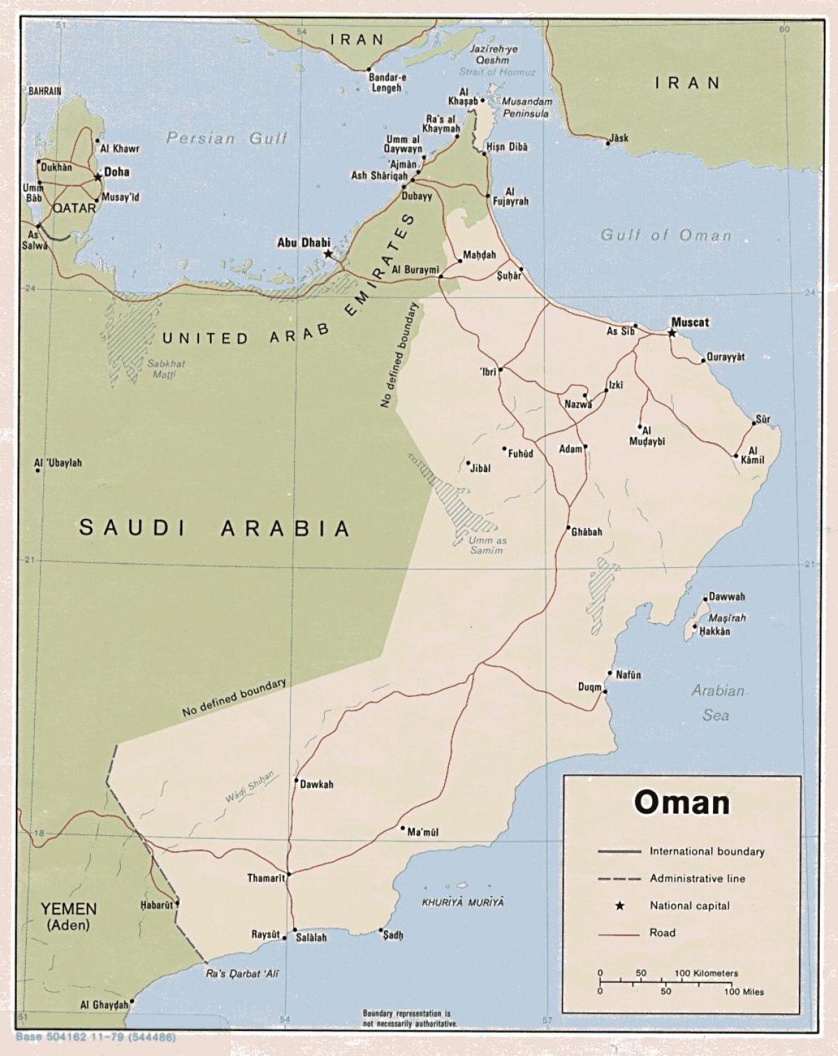 نقشه صحار عمان