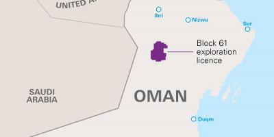 نقشه khazzan عمان