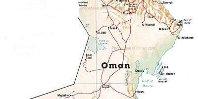 عمان کشور, نقشه