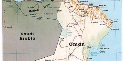 عمان نقشه شهرها